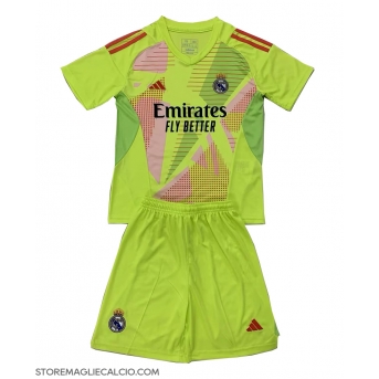 Real Madrid Portiere Maglia Gara Terza Repliche 2024-25 Bambino